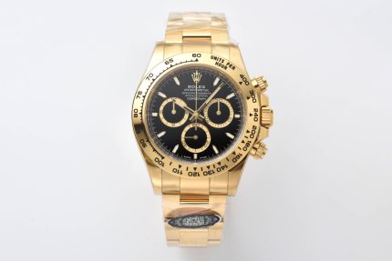 Clean Factory/C Factory 126508-0004    4131 Movement Two-tone Black Dial with Nail-Head Studs/Two-tone Black Dial with Diamond Studs (Mossanite)