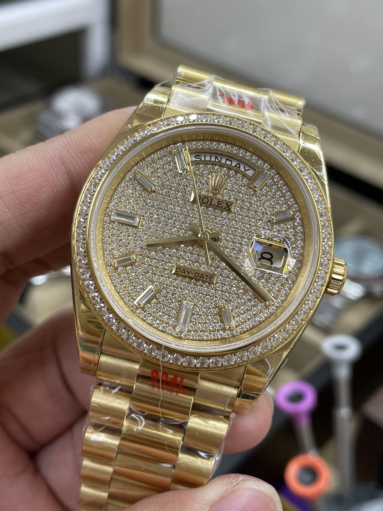 wsxcWeb_2809fc64_m1710152755821_9683 GS Factory Rolex Day-Date m228348rbr-0037 Calibre 3255 Case diameter: 40mm Replica - 图片 1