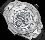 Sang Bleu Factory Hublot 418.NX.2001.RX.1604.MXM20 Calibre 7750 Case diameter: 45mm Replica - 图片 2