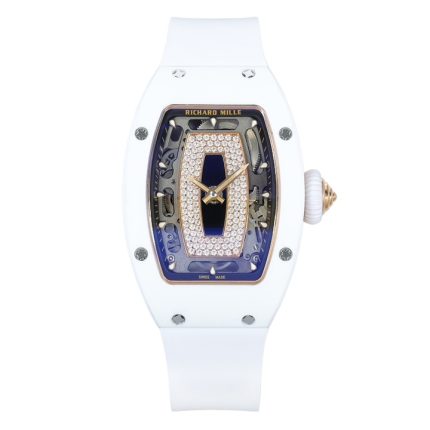 Richard Mille RM 07-01 LADIES White Ceramic Size:45.66 x 31.40mm 1:1 Replica