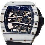Richard Mille RM 61-01 Carbon fiber openwork Size:50.23 x 42.70mm 1:1 Replica - Image 8